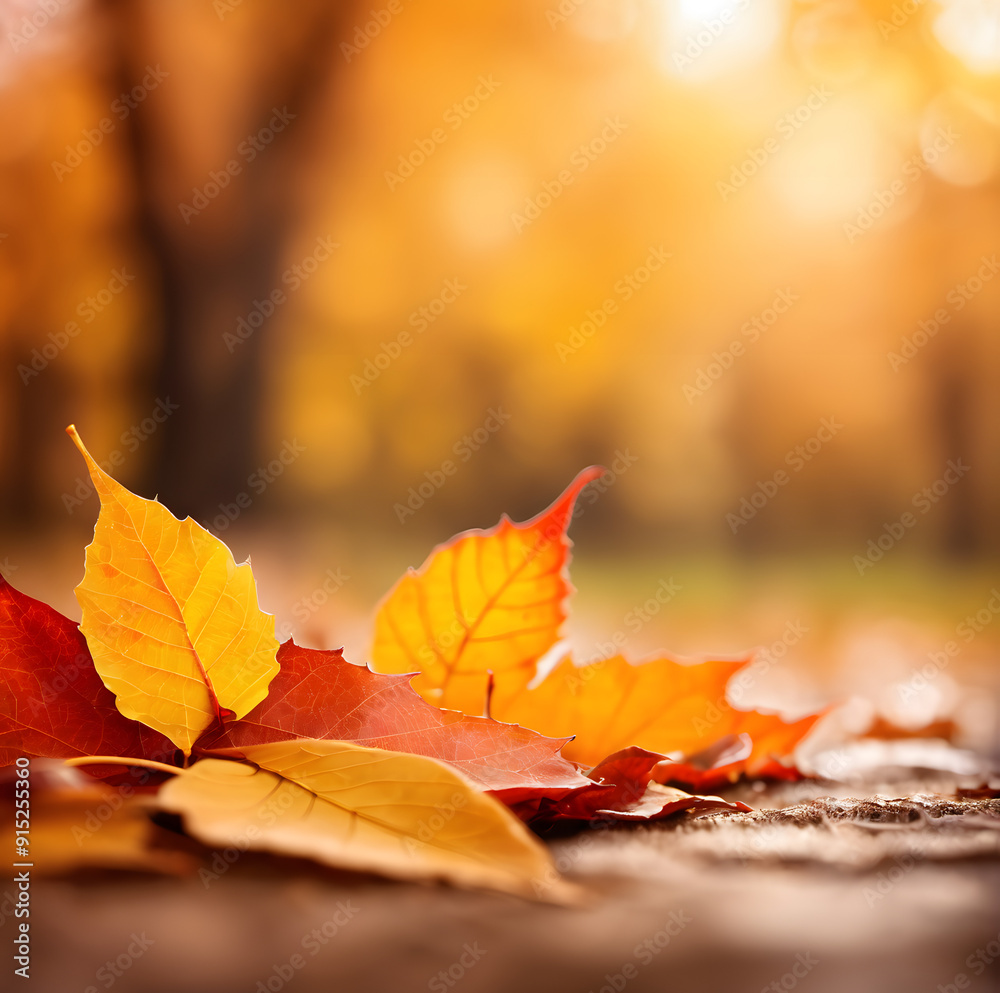 autumn leaves on the ground and background. soft background. autumn leaves on the ground and background. soft background.