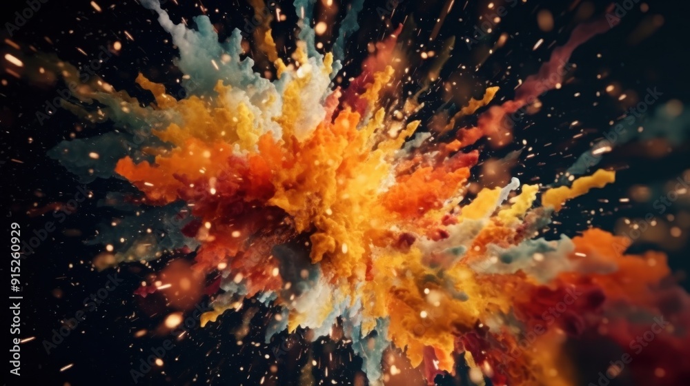 Abstract Colorful Explosion Abstract Colorful Explosion