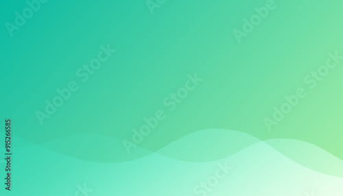 Liquid color background design. Green elements with fluid gradient. Vector illustration