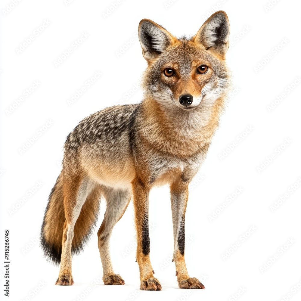 Fototapeta premium Close-up Portrait of a Golden Jackal