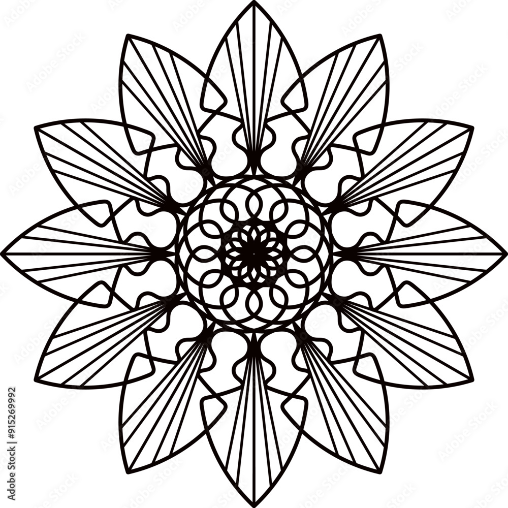 Mandala Line Illustration, Mandala Line Drawing Design, mandala design Mandala Line Illustration, Mandala Line Drawing Design, mandala design