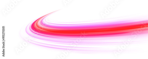 Racing cars dynamic flash effects city road with long exposure night ligh. Sport car is made of polygons, lines and connected dots. Vector PNG.	