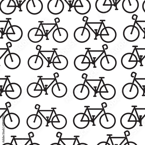 set of bicycles