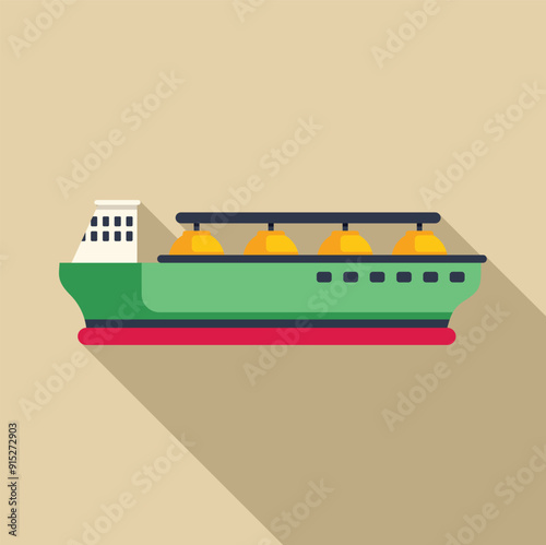 Lng or liquefied natural gas transportation by sea, gas carrier ship transporting fuel