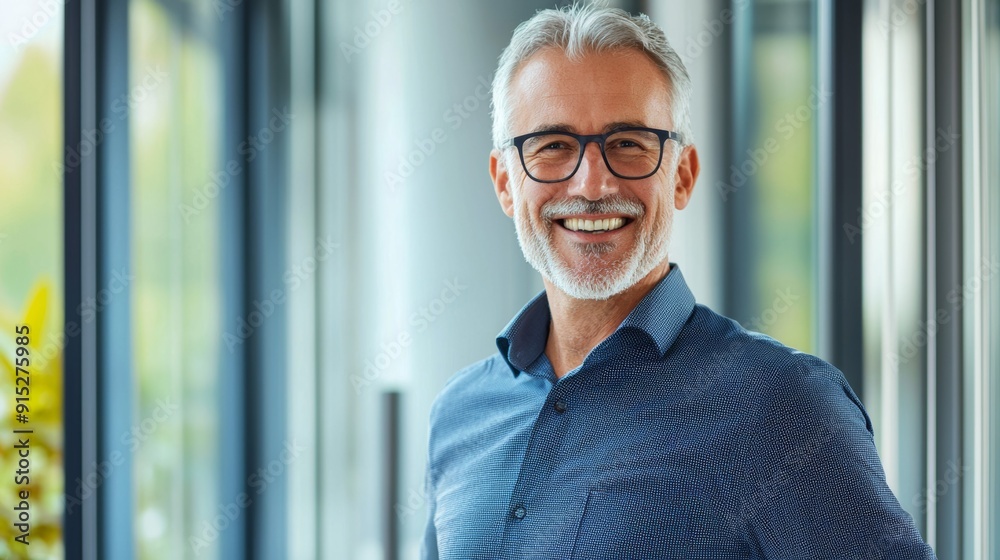 a man with glasses smiling a man with glasses smiling
