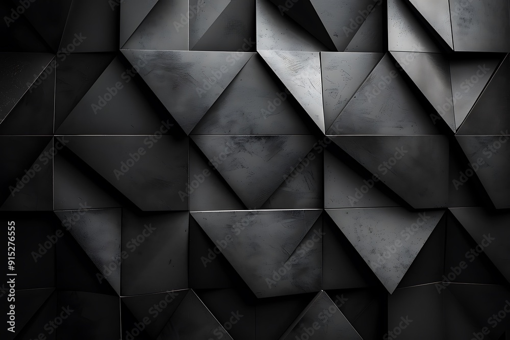 Fototapeta premium Abstract Black Geometric Pattern