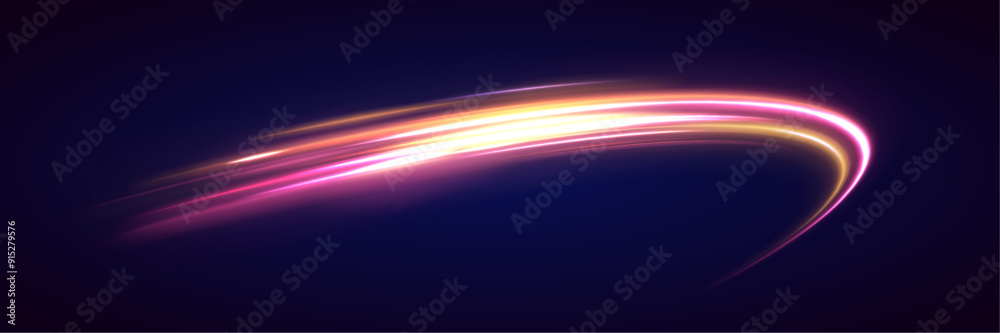 Rotating dynamic neon circle. Colored shiny sparks of spiral wave. Neon color glowing lines background, high-speed light trails effect. Rotating dynamic neon circle. Colored shiny sparks of spiral wave. Neon color glowing lines background, high-speed light trails effect.