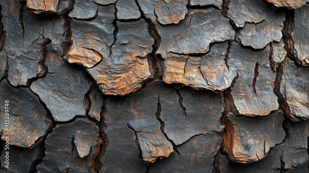 Closeup of tree bark texture, featuring deep cracks and rugged surface details. Closeup of tree bark texture, featuring deep cracks and rugged surface details.