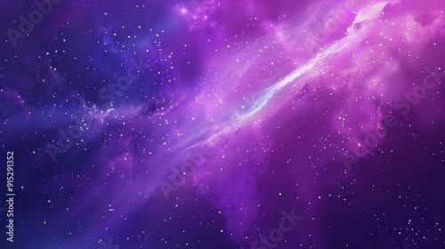 Purple Nebula with Stars