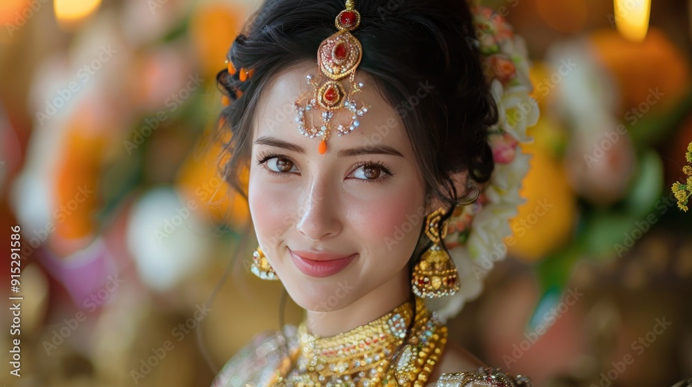Beautiful Woman in Traditional Indian Attire Beautiful Woman in Traditional Indian Attire