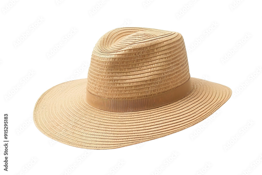 Stylish Sun Protection With a Wide-Brimmed Hat Perfect for Summer Adventures Outdoors on Transparent PNG Background. Stylish Sun Protection With a Wide-Brimmed Hat Perfect for Summer Adventures Outdoors on Transparent PNG Background.