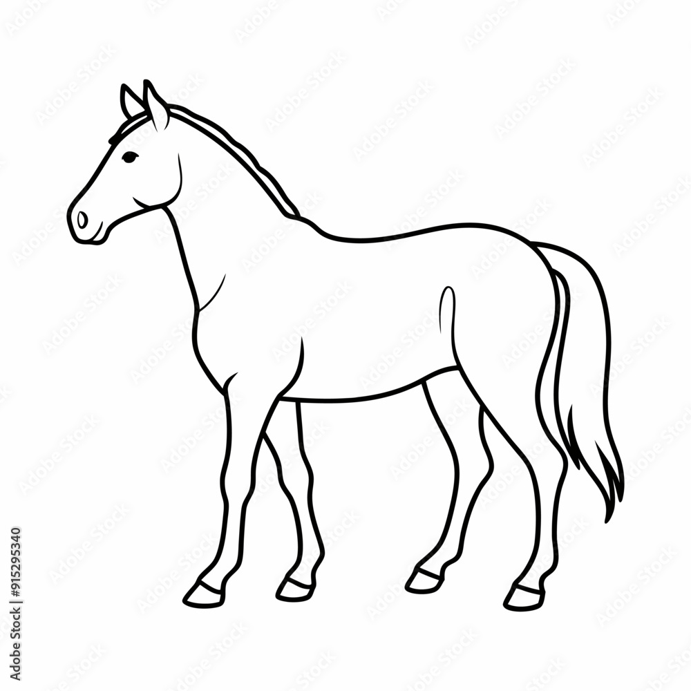 Silhouette of Horse Silhouette of Horse