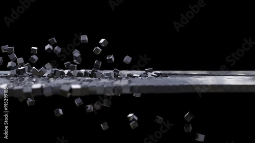 blockchain destruction on black