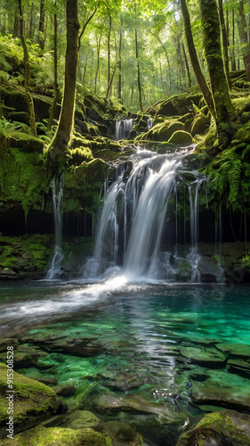 waterfall in the forest