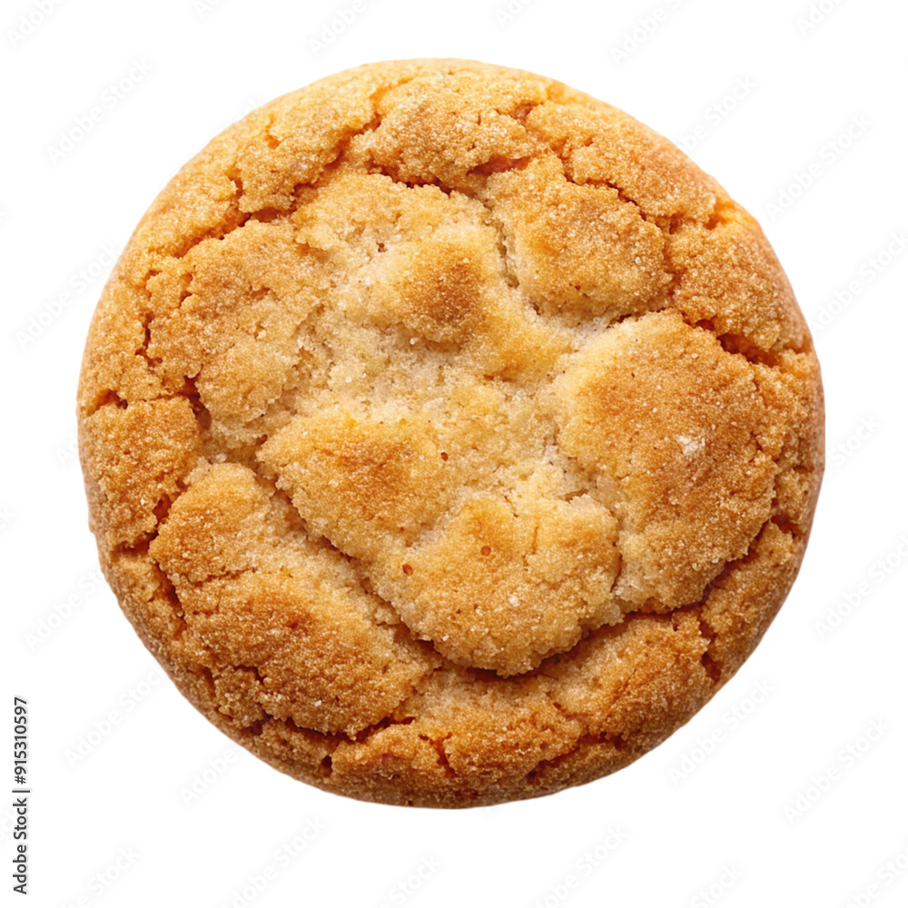 custom made wallpaper toronto digitalVegan snickerdoodle cookie top view isolated on transparent background.