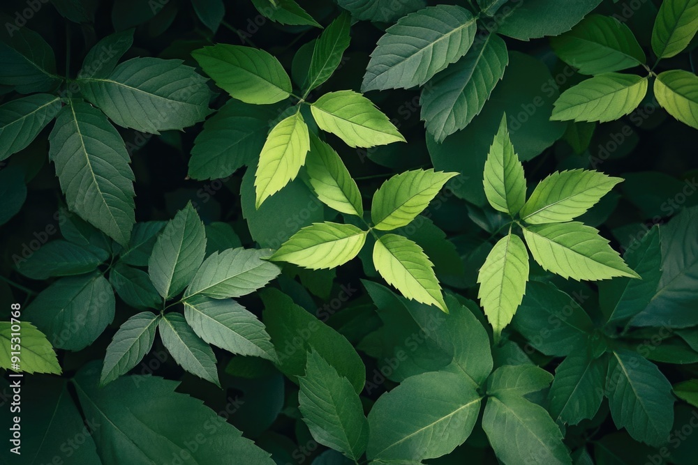 Green Plant Leaves Close Up Green Plant Leaves Close Up