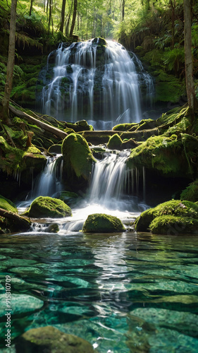 waterfall in the forest