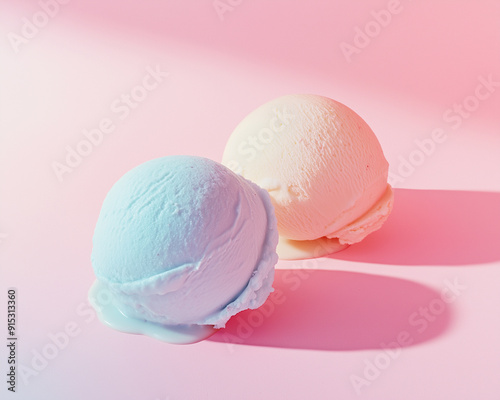 Ice cream background. photo