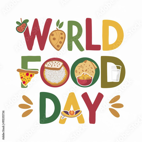 World food day design for social media and other food design