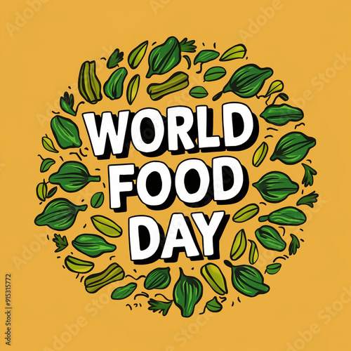 World food day design for social media and other food design