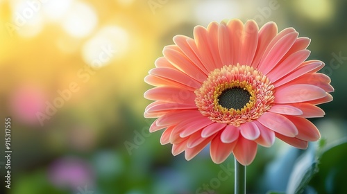 Bright close-up of pink and red gerbera daisies showcasing their vibrant petals and natural beauty
