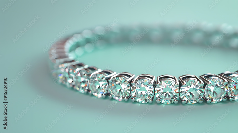 Diamond Bracelet on Soft Background
Diamond Bracelet on Soft Background