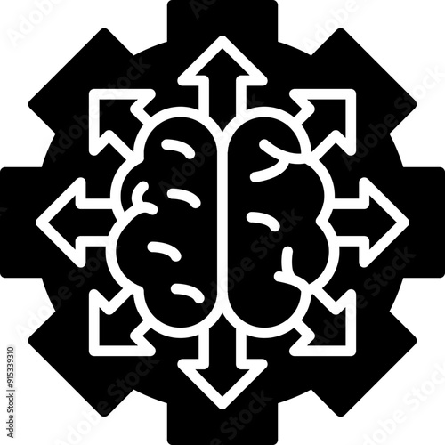 Brain Response Icon
