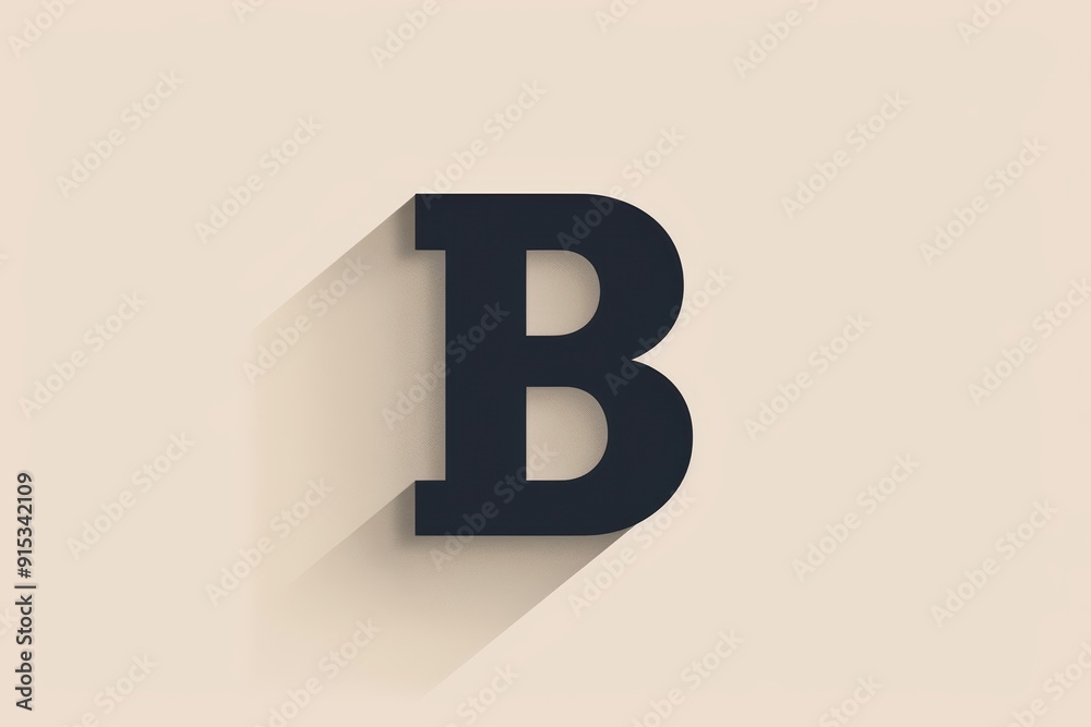 A minimalist and sleek illustration of the alphabet letter B with clean lines and a monochromatic color scheme. Ideal for modern branding and professional presentations. A minimalist and sleek illustration of the alphabet letter B with clean lines and a monochromatic color scheme. Ideal for modern branding and professional presentations.
