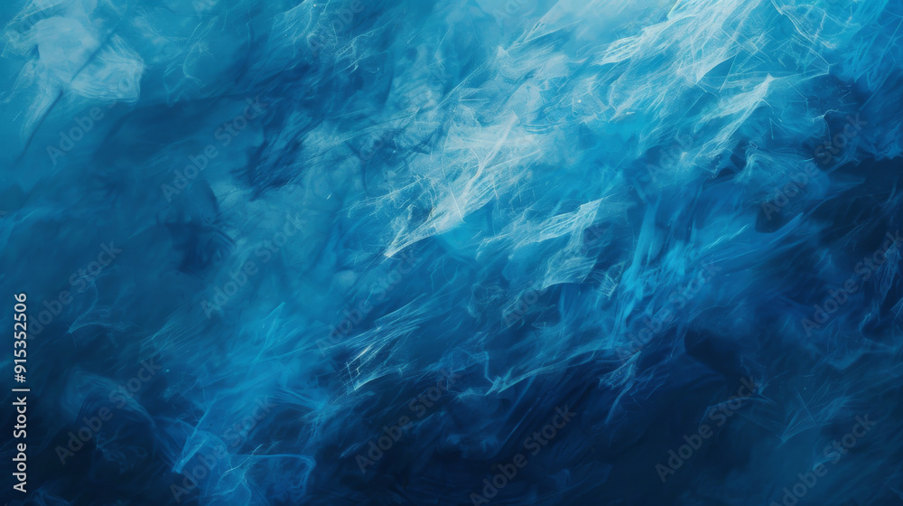Cold Blue Background, Generative AI Illustration Cold Blue Background, Generative AI Illustration