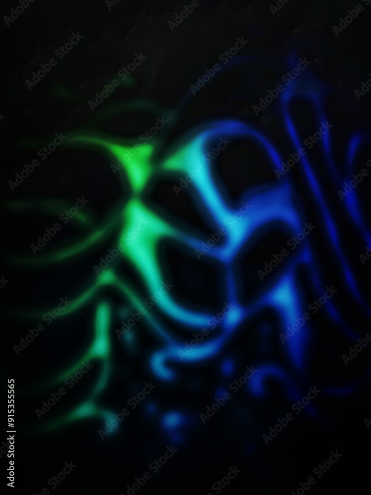 abstract blue loop abstract blue loop