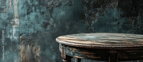 worn retro chic table. with...