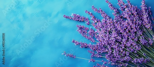 A cluster of fresh lavender...