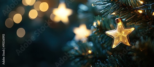 Star shaped Christmas light...