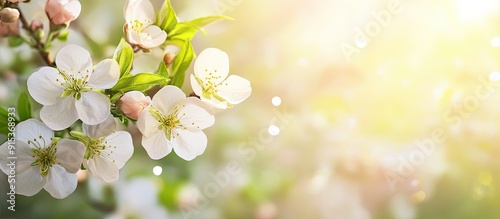 Spring flower background. w...