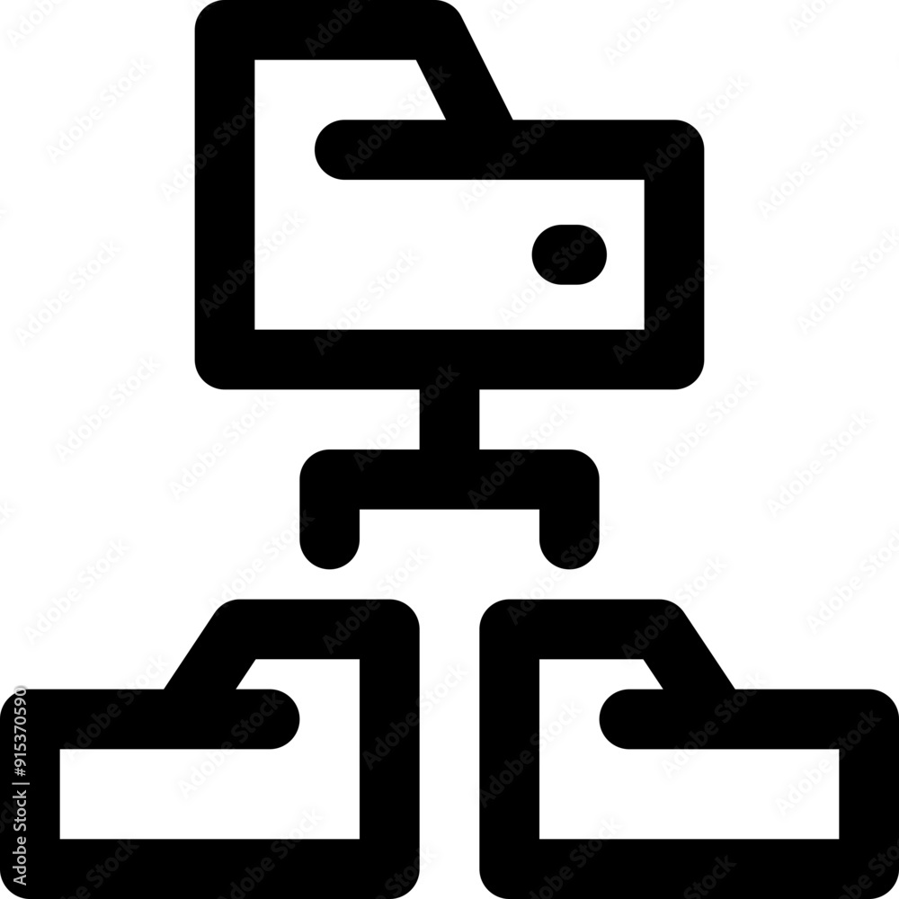 folder management icon. vector line icon for your website, mobile, presentation, and logo design. folder management icon. vector line icon for your website, mobile, presentation, and logo design.