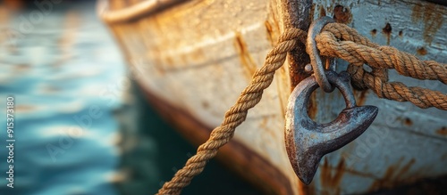 Detail of the anchor and bo...