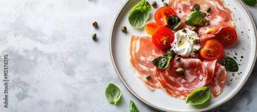 Slices of Prosciutto coppa ...