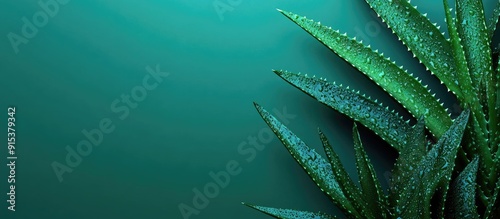 The aloe vera plant is high...