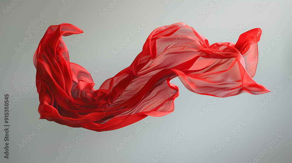 Ethereal Elegance: Floating Red Cloth in Stunning 8K Ultra HD on a Gray Neutral Background, Mesmerizing Floating Red Cloth in 8K Ultra HD on Gray Neutral Background Ethereal Elegance: Floating Red Cloth in Stunning 8K Ultra HD on a Gray Neutral Background, Mesmerizing Floating Red Cloth in 8K Ultra HD on Gray Neutral Background