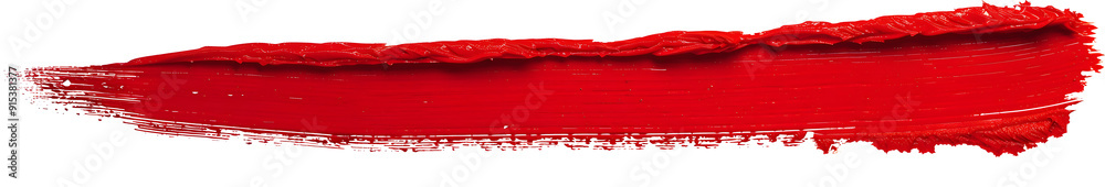Red line of paint isolated on transparent background Red line of paint isolated on transparent background