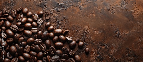 Texture of coffee beans Con...