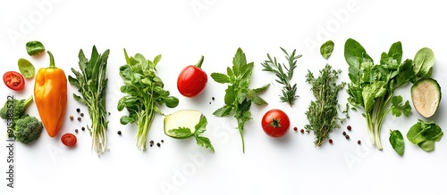 A variety of fresh vegetabl...