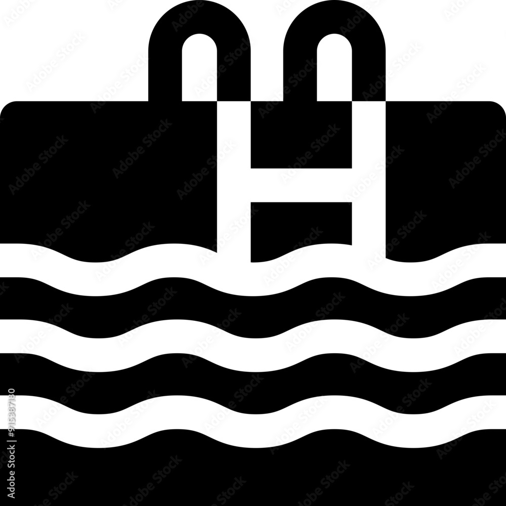 swimming pool icon. vector glyph icon for your website, mobile, presentation, and logo design. swimming pool icon. vector glyph icon for your website, mobile, presentation, and logo design.