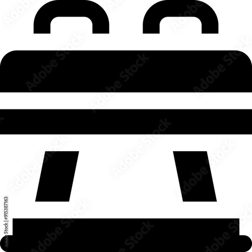 pommel horse icon. vector glyph icon for your website, mobile, presentation, and logo design.