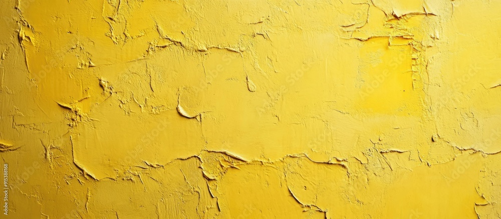 Yellow abstract wall background featuring textures in various shades of lemon yellow. with copy space image. Place for adding text or design Yellow abstract wall background featuring textures in various shades of lemon yellow. with copy space image. Place for adding text or design