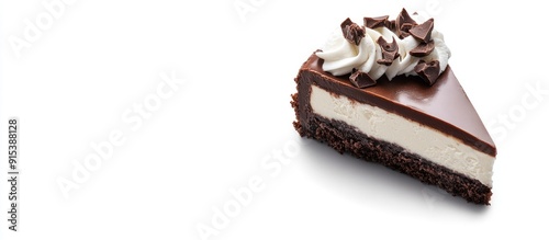 chocolate slice cheesecake ...
