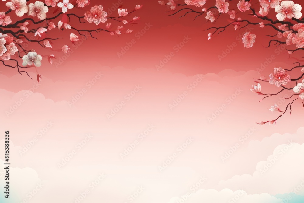 Chinese New Year backgrounds blossom flower. Chinese New Year backgrounds blossom flower.
