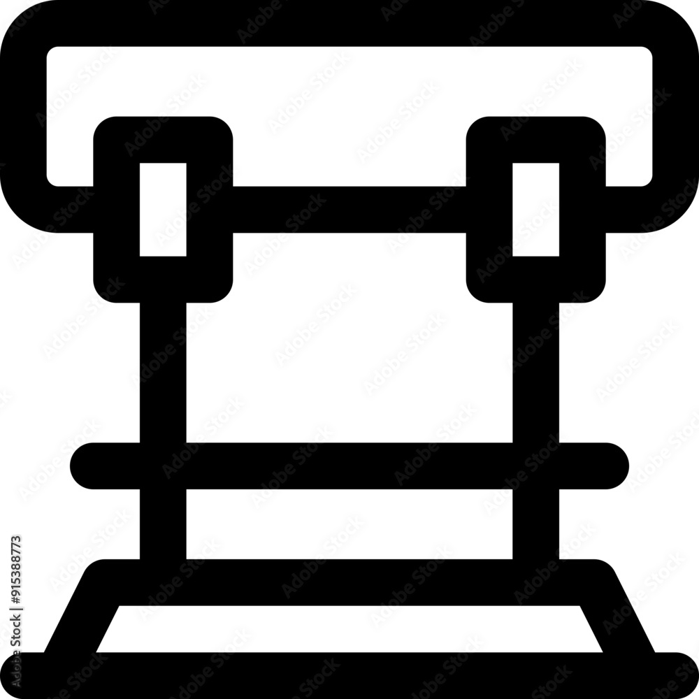 hurdle icon. vector line icon for your website, mobile, presentation, and logo design. hurdle icon. vector line icon for your website, mobile, presentation, and logo design.