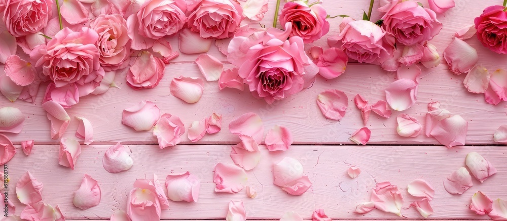 Abstract pink rose against a white wooden wall. with copy space image. Place for adding text or design Abstract pink rose against a white wooden wall. with copy space image. Place for adding text or design