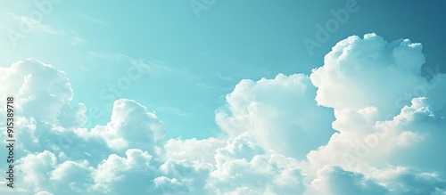 Light blue sky featuring wh...